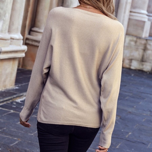 Cozy off Shoulder Sweater Top - Picture 2 of 4